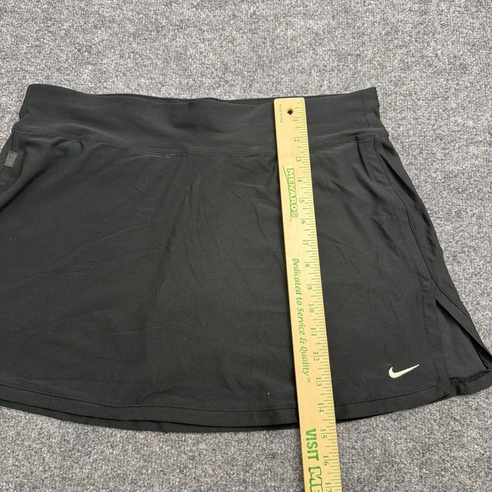 Nike Dri-FIT Black Athletic Tennis Skort with Built-in Shorts Women's Size L